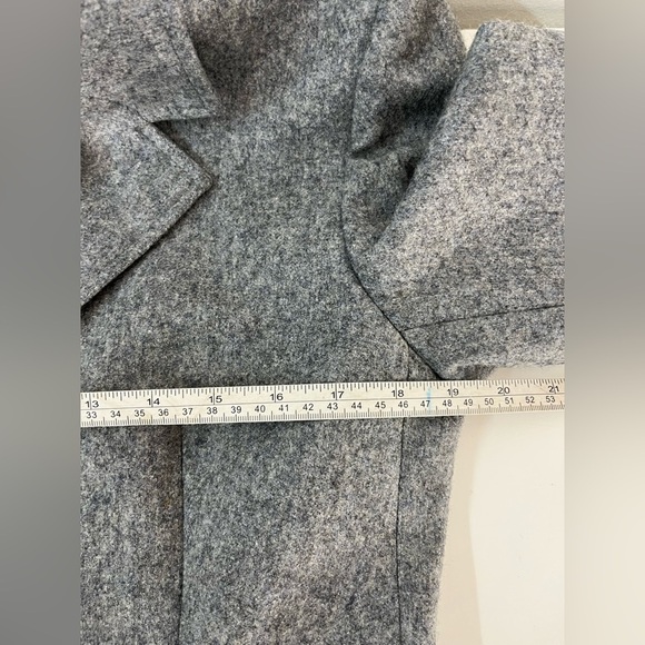 Vintage Country Casuals Womens Medium Great Britain Made Grey Wool Blend Blazer - Picture 6 of 12